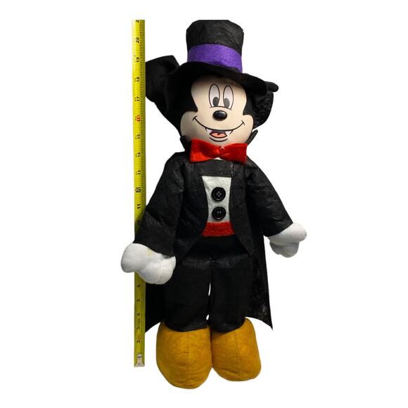 Mickey Mouse Halloween vampire dracula standing plush Door Greeter decor 22” - Picture 8 of 11